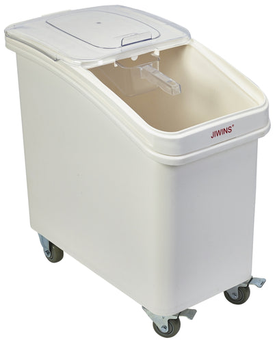 Polypropylene Mobile Ingredient Bin with Scoop 102Litre