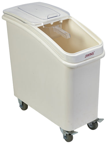 Polypropylene Mobile Ingredient Bin with Scoop 81Litre