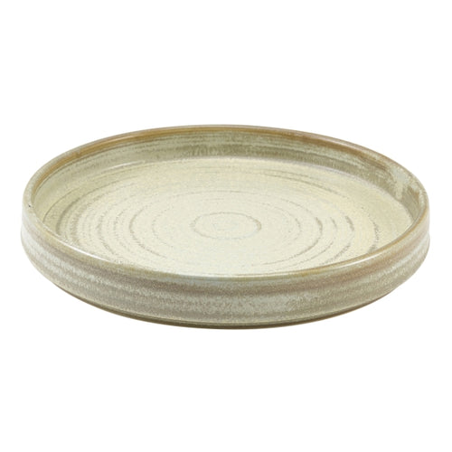 Terra Porcelain Matt Grey Presentation Plate 21cm