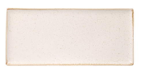 Oatmeal Rectangular Platter 35 x 15.5cm / 13.75'' x 6'' - Pack Of 6