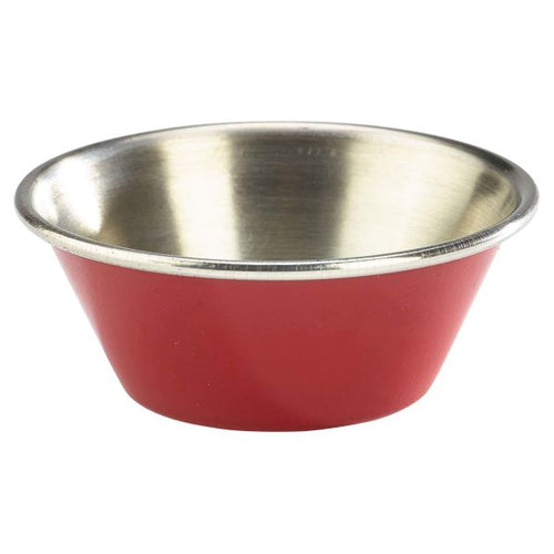 1.5oz Stainless Steel Ramekin Red