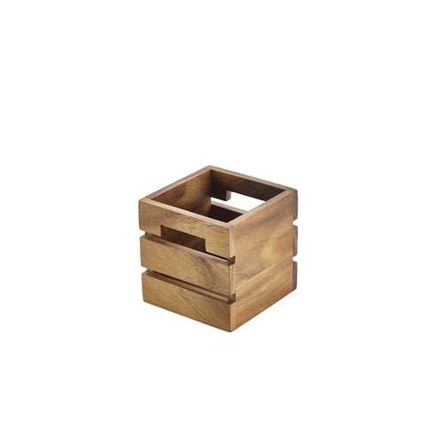 Acacia Wood Box/Riser 12x12x12cm