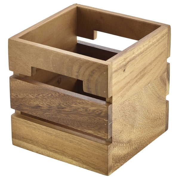 Acacia Wood Box/Riser 15 x 15 x 15cm – Gastro-Direct