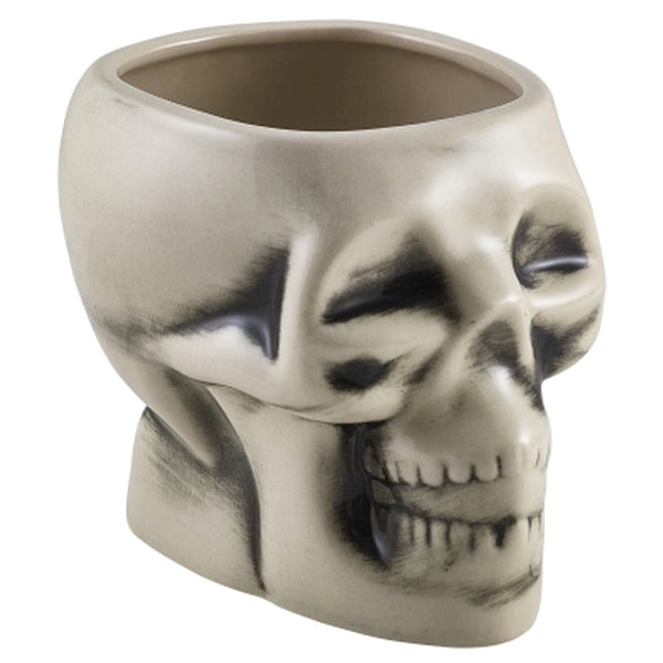 Genware White Skull Tiki Mug 40cl / 14oz - Pack Of 6