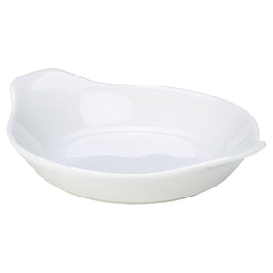 Royal Genware Round Eared Dish 13cm White