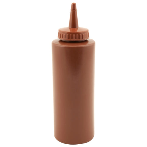 Genware Squeeze Bottle Brown 12oz/35cl