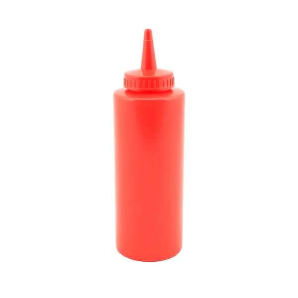 Genware Squeeze Bottle Red 12oz/35cl