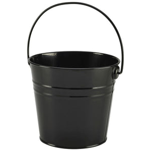 Stainless Steel Serving Bucket 16cm Dia Black