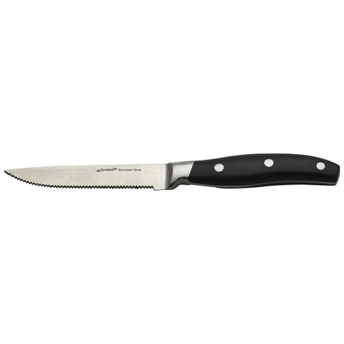 Premium Black Handle Steak Knife (Dozen)