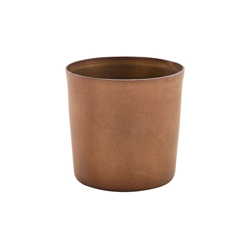 Copper Vintage Steel Serving Cup 8.5 x 8.5cm - Qty 12