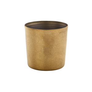 Gold Vintage Steel Serving Cup 8.5 x 8.5cm - Qty 12