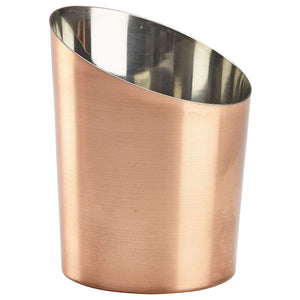 Copper Plated Angled Cone 9.5 x 11.6cm (Dia x H)