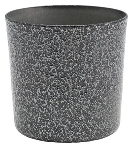 Stainless Steel Serving Cup 8.5 x 8.5cm Hammered Silver - Pack Of 12