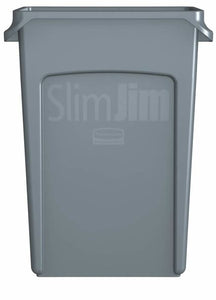 Rubbermaid Slim Jim With Venting Channels 87 L - Grey
