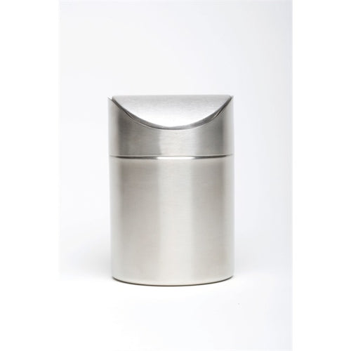 S/St Table Bin 17cm High x 11.5cm Dia