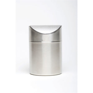 S/St Table Bin 17cm High x 11.5cm Dia
