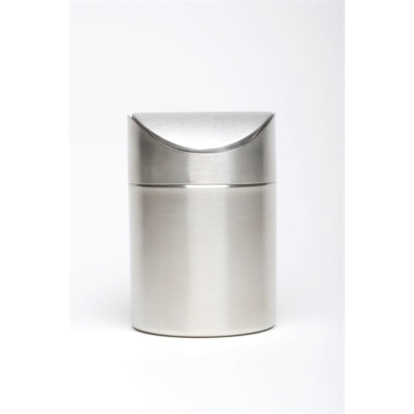 S/St Table Bin 17cm High x 11.5cm Dia