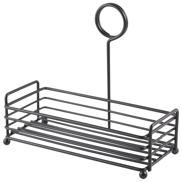 Black Wire Table Caddy 7.75 x 3.5 x 7