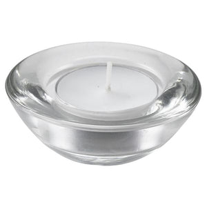 Genware Glass Round Tealight Holder 75mm Dia