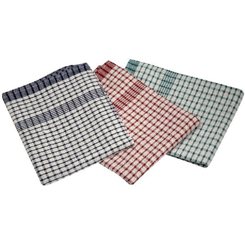 Cotton Check Ttowel 46X69cm 10Pcs Mix Colours