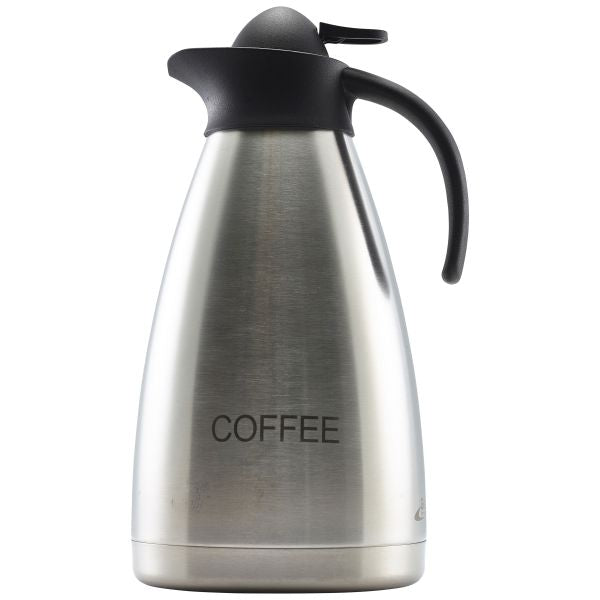 Coffee Inscribed St/St Contemporary Vac. Jug