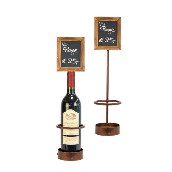 Wine Bottle x1 Chalk Board Display 45 x 10.5cm