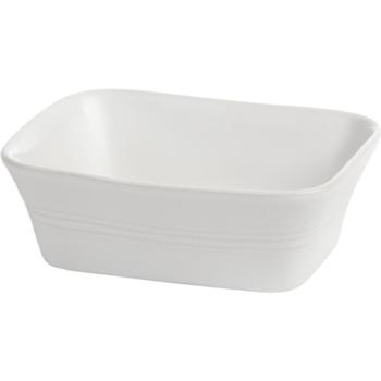 White Rectangular Baker 16.5x13x5.5cm