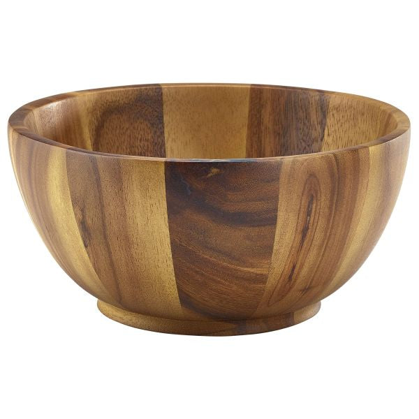 Acacia Wood Bowl 20Dia x 10cm