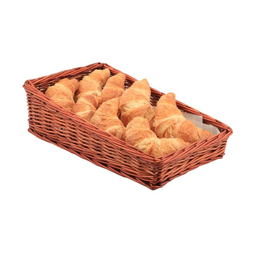 Wicker Display Basket 40X25X12cm - 6cm Front