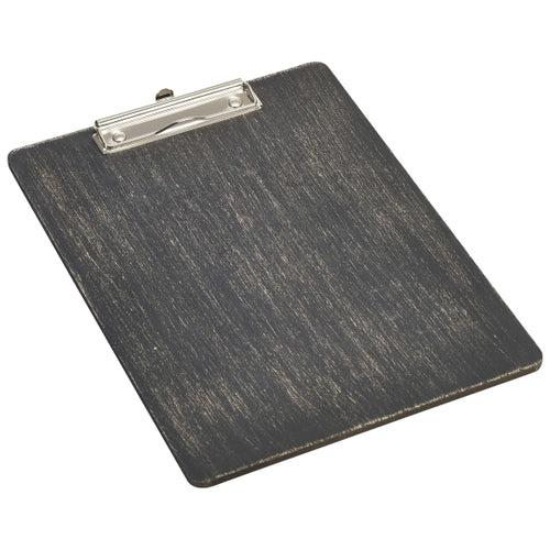 Black Wooden Menu Clipboard A4 24x32x0.6cm