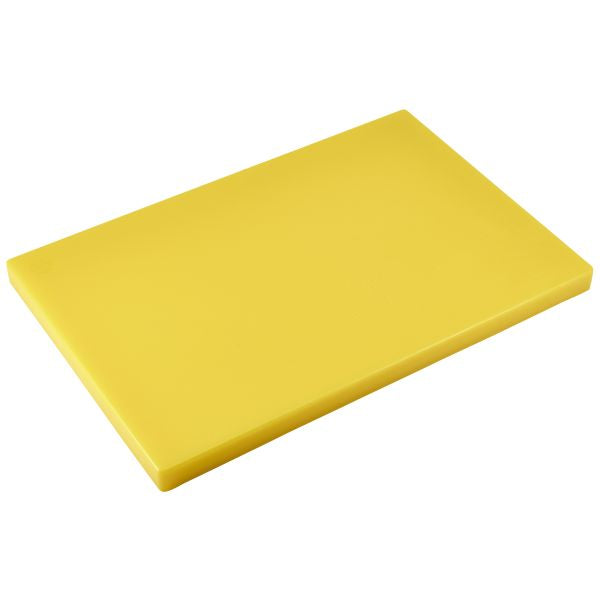 Yellow Low Density Chopping Board 18 x 12 x 1