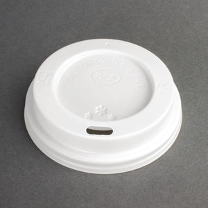 Fiesta Recyclable Coffee Cup Lids White 225ml / 8oz  (Pack of 1000)