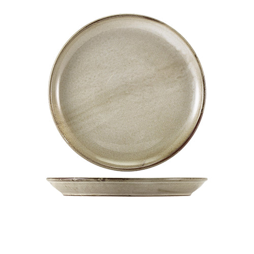 Terra Porcelain Grey Coupe Plate 27.5cm - Pack Of 6