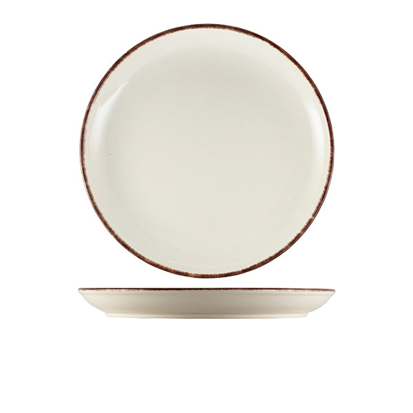 Terra Stoneware Sereno Brown Coupe Plate 27.5cm - Pack Of 6