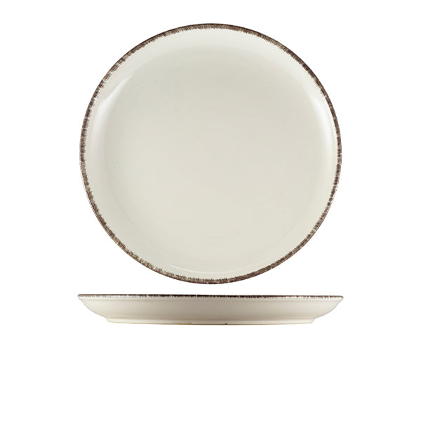 Terra Stoneware Sereno Grey Coupe Plate 27.5cm - Pack Of 6