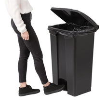 Jantex Kitchen Pedal Bin Black - 87Ltr