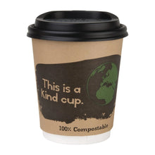 Fiesta Compostable Coffee Cup Lids 225ml / 8oz  (Pack of 1000)