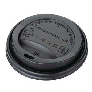 Fiesta Compostable 12oz Hot Cups and Lids Bundle (Pack Of 50)
