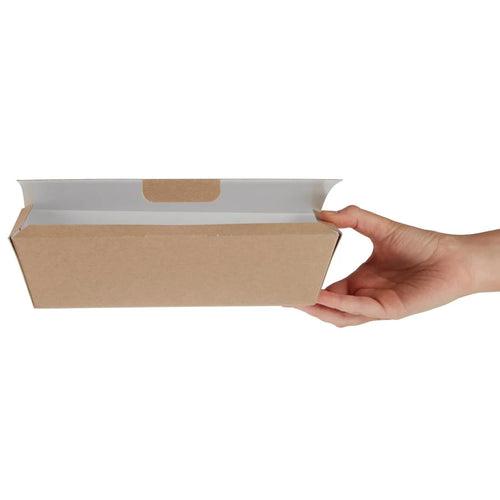 Colpac Compostable Kraft Food Boxes 250mm (Pack Of 150)