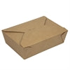 Kraft Recyclable Microwavable Food Boxes 1960ml / 66oz  (Pack of 200)