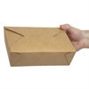 Kraft Recyclable Microwavable Food Boxes 1960ml / 66oz  (Pack of 200)