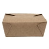 Kraft Recyclable Microwavable Food Boxes 1300ml / 44oz  (Pack of 300)