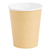Fiesta Recyclable Coffee Cups Single Wall Kraft 225ml / 8oz  (Pack of 1000)