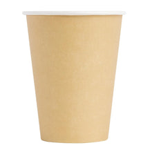 Fiesta Recyclable Coffee Cups Single Wall Kraft 340ml / 12oz  (Pack Of 50)