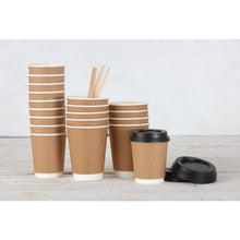 Fiesta Recyclable Coffee Cup Lids Black 225ml / 8oz  (Pack of 1000)