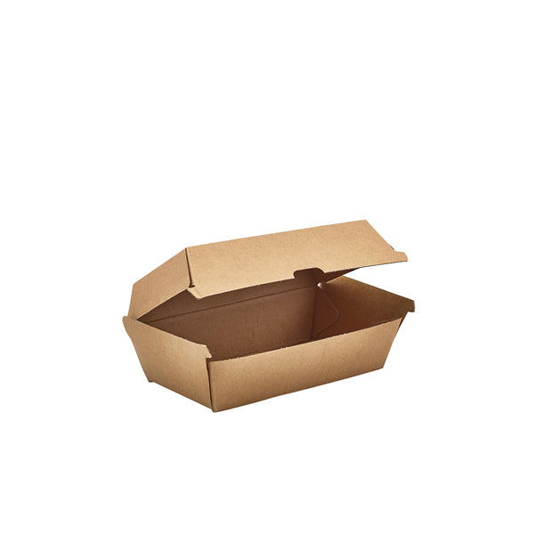 GenWare Compostable Kraft Food Boxes 175mm (Pack Of 200)