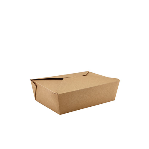 GenWare Compostable Kraft Multi-Food Box No.3 1.5L (200pcs)