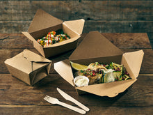 GenWare Compostable Kraft Multi-Food Box No.1 65cl (450pcs)