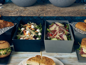 Matt Grey Melamine Buffet Box GN1/3