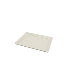 White Melamine Platter GN 1/2 Size 32 x 26cm